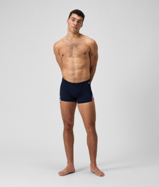 Плавки-шорты Speedo Club Training Allover Digital V-Cut Aquashort (Мужской; 32 (48); синий/мультиколор)